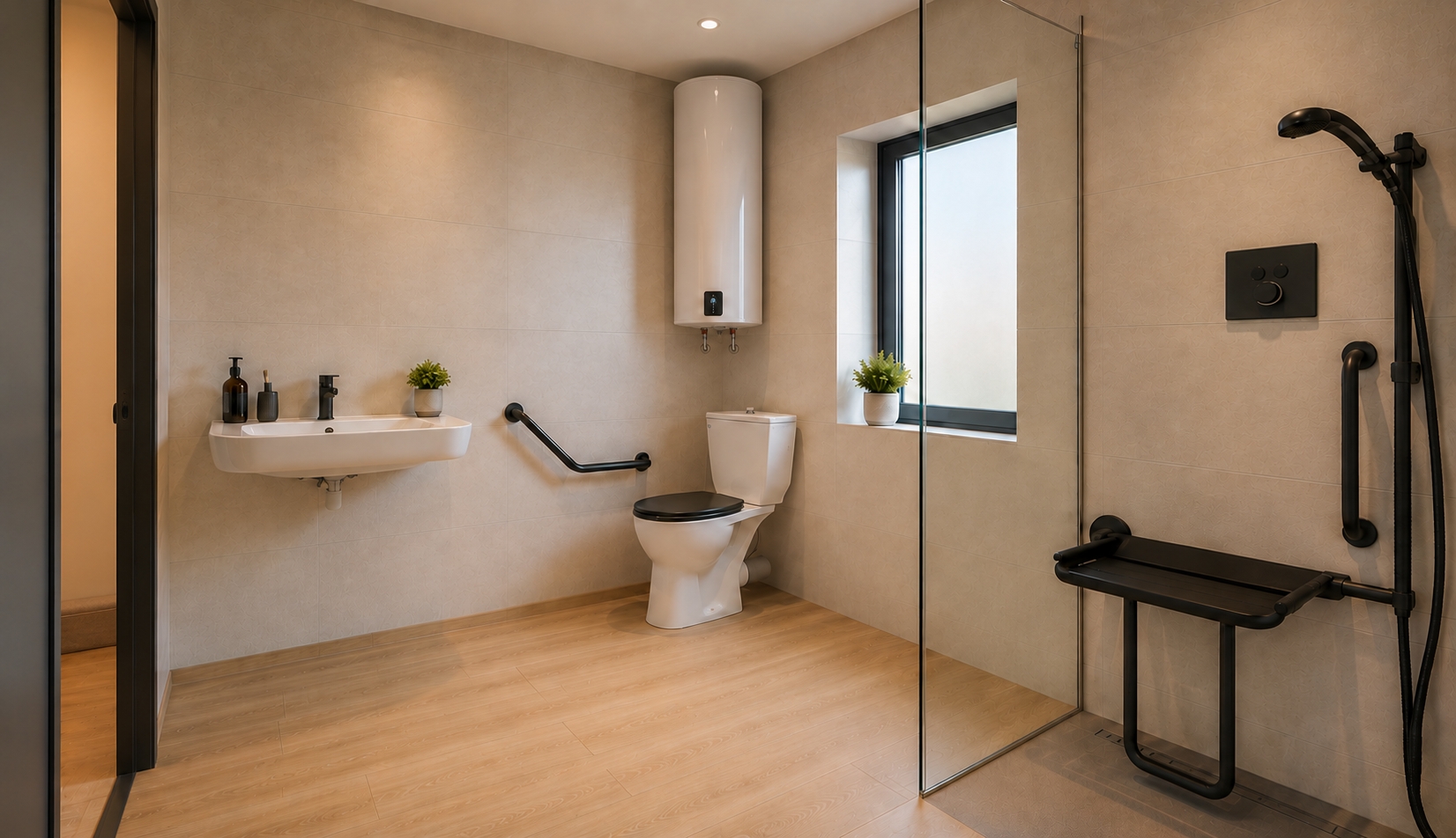 Salle de bain PMR